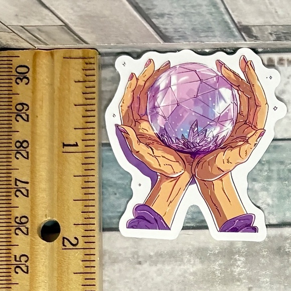 🌀10/$10🌀 Purple Gothic Reusable Waterproof Vinyl Sticker Decal - Picture 1 of 1